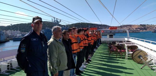 Interresorna vježba “Jadran 2019”, praktična nastava učenika JU Srednje stručne škole, obrazovni program Nautički tehničar